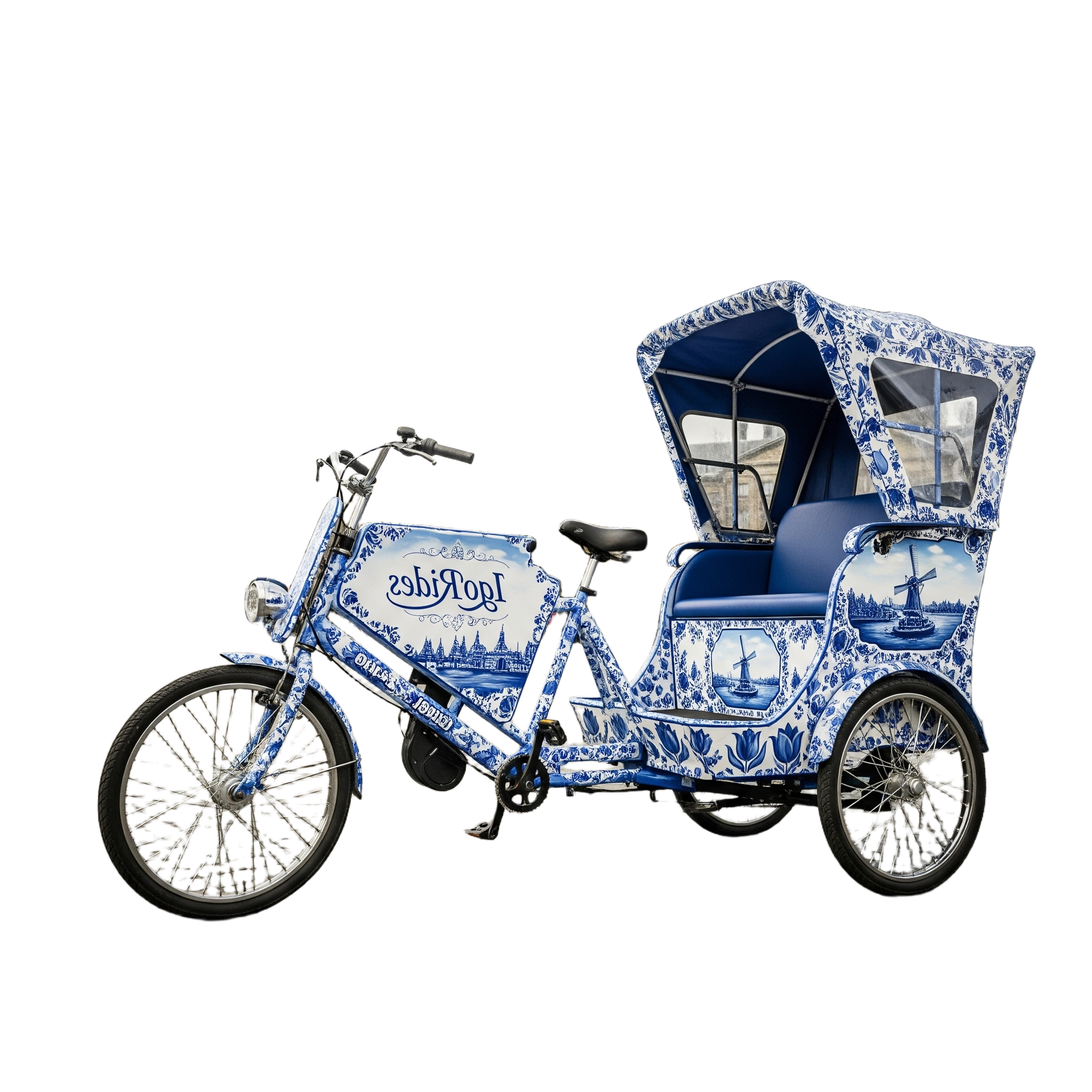 Delft Blue Ricshaw